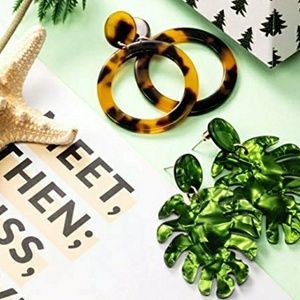 Palm Leaf Earrings